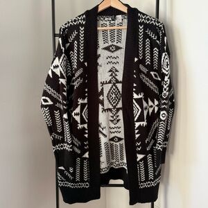 H&M Divided Jacquard-Knit Cardigan, size S